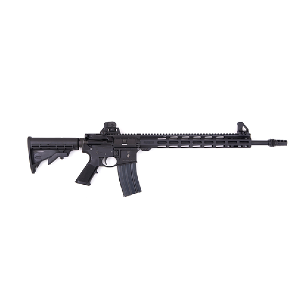 Масогабаритний макет автомата AR-15 калібру 5,56 (в комплекті автомат, 2 магазина, 30 учбових патронів)