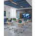 Стілець Т-подібний з анатомічним сидінням з HPL, №4-7